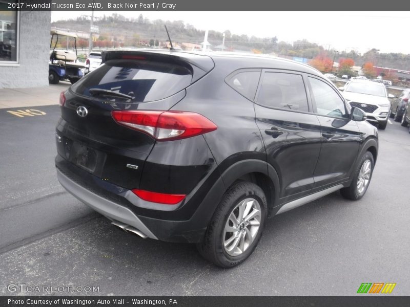 Black Noir Pearl / Gray 2017 Hyundai Tucson Eco AWD