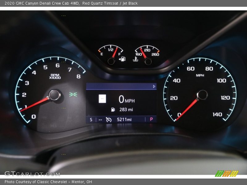  2020 Canyon Denali Crew Cab 4WD Denali Crew Cab 4WD Gauges