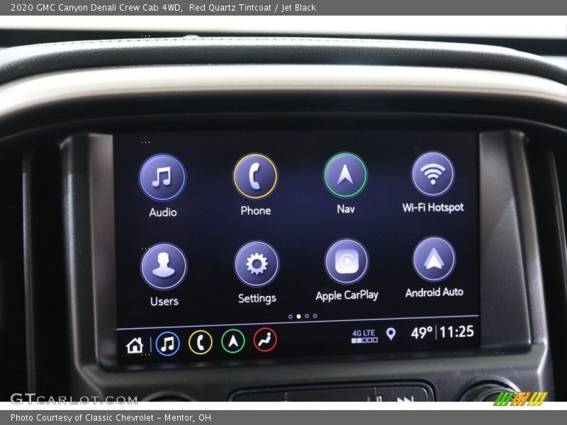 Red Quartz Tintcoat / Jet Black 2020 GMC Canyon Denali Crew Cab 4WD