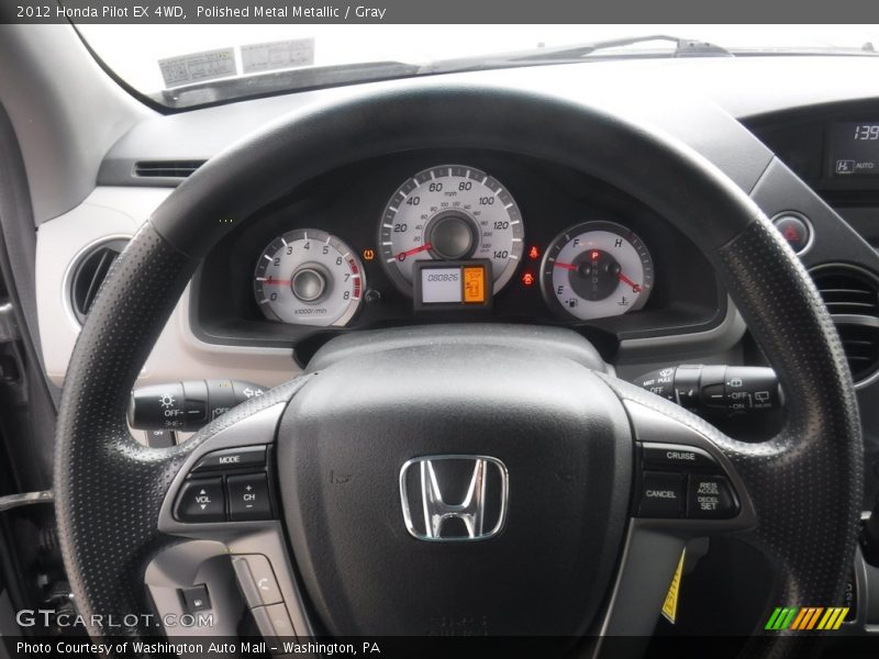 Polished Metal Metallic / Gray 2012 Honda Pilot EX 4WD