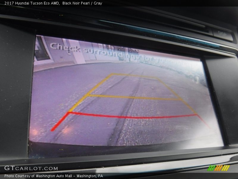 Black Noir Pearl / Gray 2017 Hyundai Tucson Eco AWD