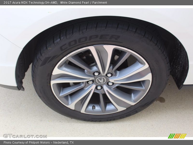 White Diamond Pearl / Parchment 2017 Acura MDX Technology SH-AWD