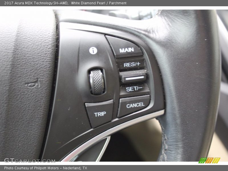 White Diamond Pearl / Parchment 2017 Acura MDX Technology SH-AWD
