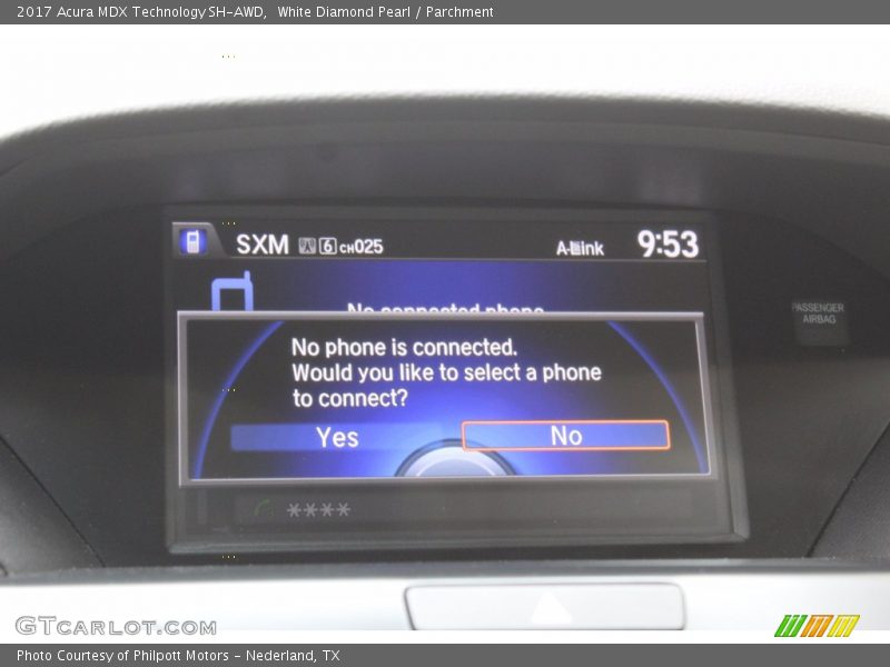 White Diamond Pearl / Parchment 2017 Acura MDX Technology SH-AWD