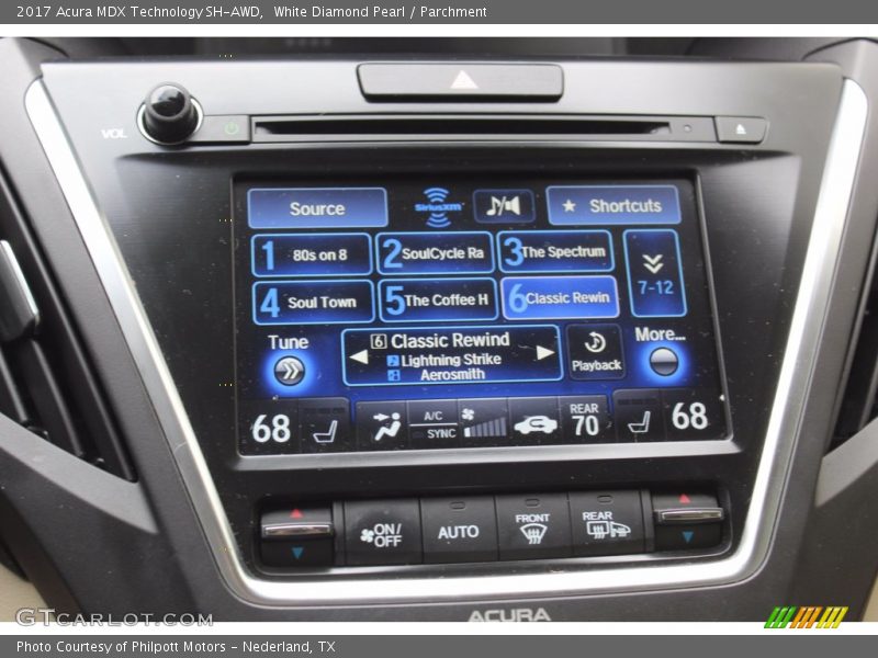 White Diamond Pearl / Parchment 2017 Acura MDX Technology SH-AWD