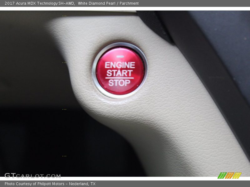 White Diamond Pearl / Parchment 2017 Acura MDX Technology SH-AWD