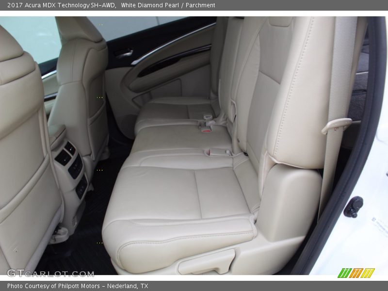 White Diamond Pearl / Parchment 2017 Acura MDX Technology SH-AWD