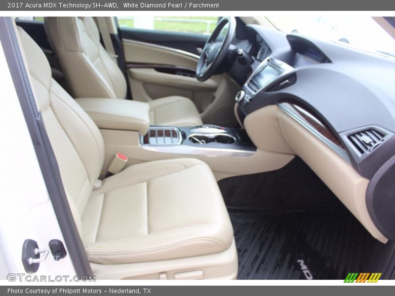 White Diamond Pearl / Parchment 2017 Acura MDX Technology SH-AWD