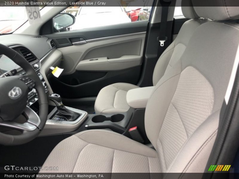 Lakeside Blue / Gray 2020 Hyundai Elantra Value Edition