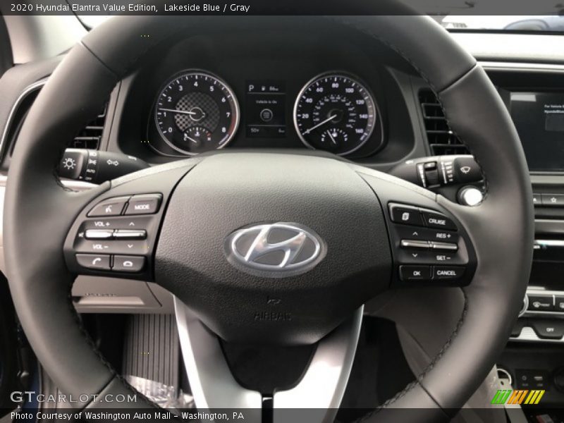 Lakeside Blue / Gray 2020 Hyundai Elantra Value Edition