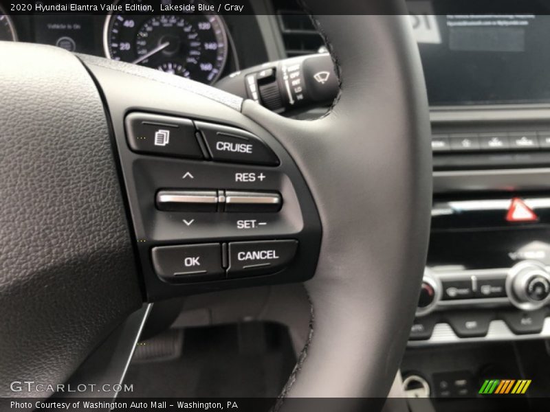 Lakeside Blue / Gray 2020 Hyundai Elantra Value Edition