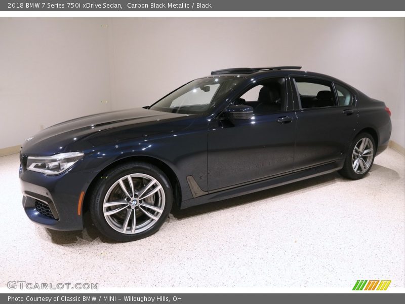 Carbon Black Metallic / Black 2018 BMW 7 Series 750i xDrive Sedan