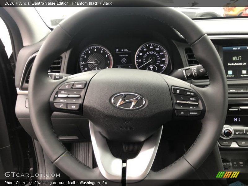 Phantom Black / Black 2020 Hyundai Elantra Value Edition