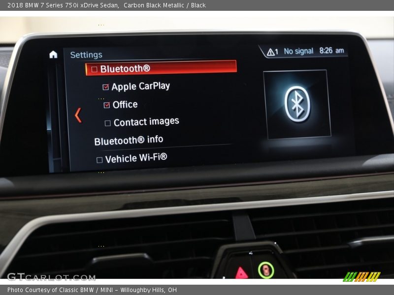 Controls of 2018 7 Series 750i xDrive Sedan