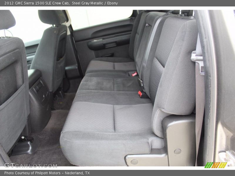 Steel Gray Metallic / Ebony 2012 GMC Sierra 1500 SLE Crew Cab