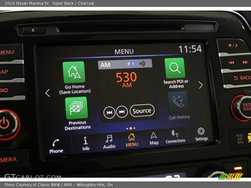 Audio System of 2020 Maxima SV