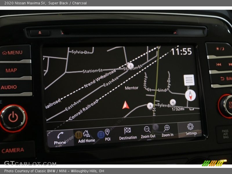 Navigation of 2020 Maxima SV