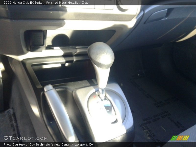 Polished Metal Metallic / Gray 2009 Honda Civic EX Sedan