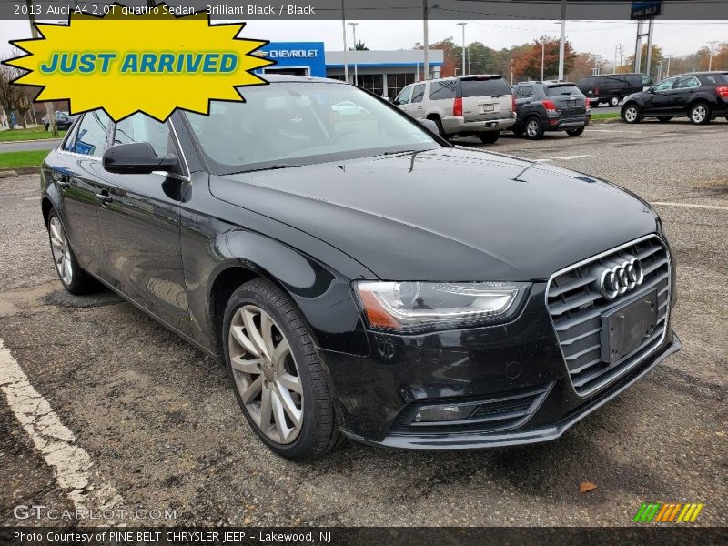 Brilliant Black / Black 2013 Audi A4 2.0T quattro Sedan