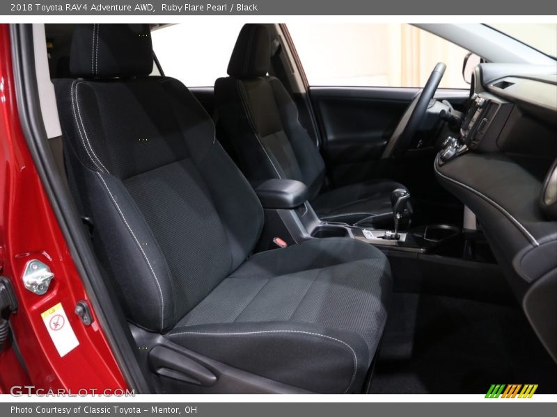 Ruby Flare Pearl / Black 2018 Toyota RAV4 Adventure AWD