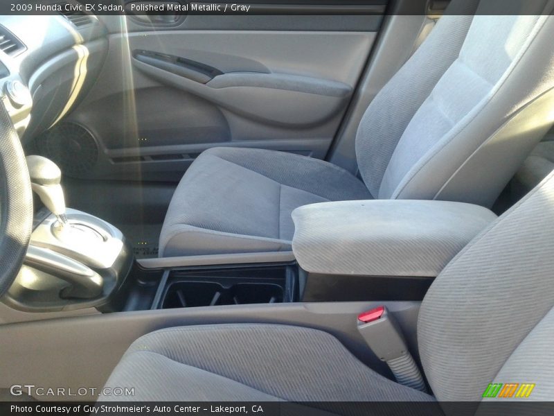 Polished Metal Metallic / Gray 2009 Honda Civic EX Sedan