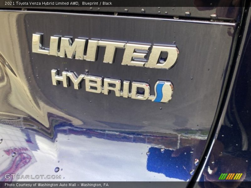 Blueprint / Black 2021 Toyota Venza Hybrid Limited AWD