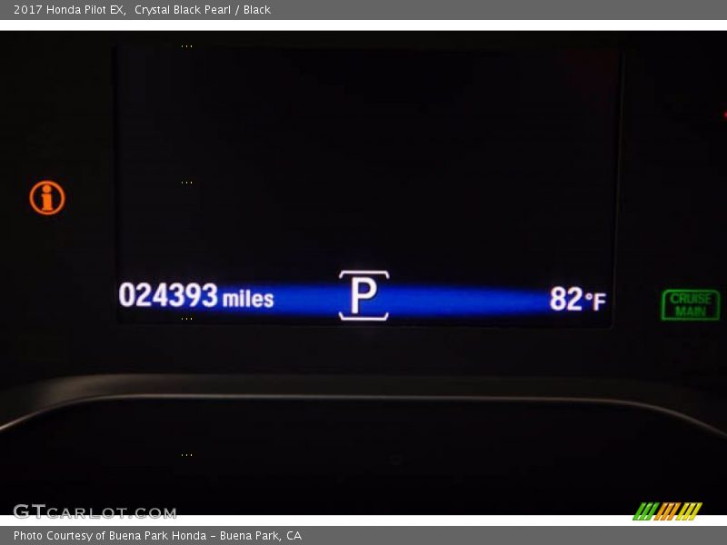 Crystal Black Pearl / Black 2017 Honda Pilot EX