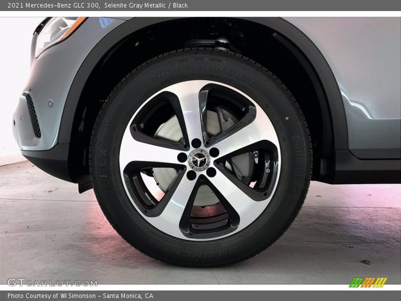 Selenite Gray Metallic / Black 2021 Mercedes-Benz GLC 300