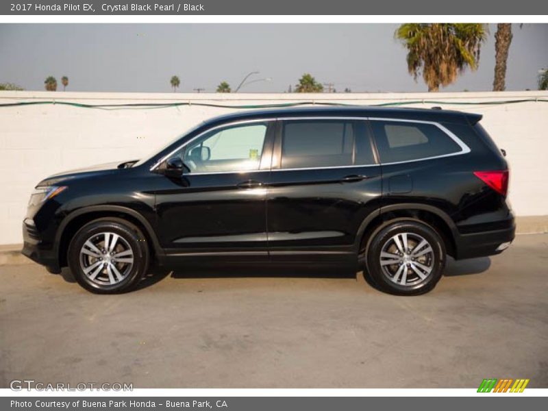 Crystal Black Pearl / Black 2017 Honda Pilot EX