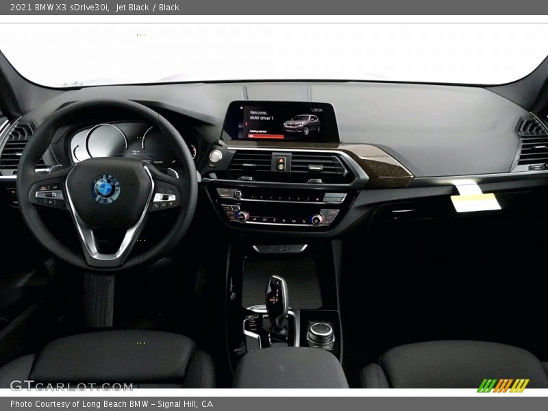 Jet Black / Black 2021 BMW X3 sDrive30i