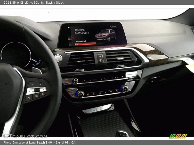 Jet Black / Black 2021 BMW X3 sDrive30i