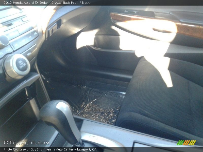Crystal Black Pearl / Black 2012 Honda Accord EX Sedan