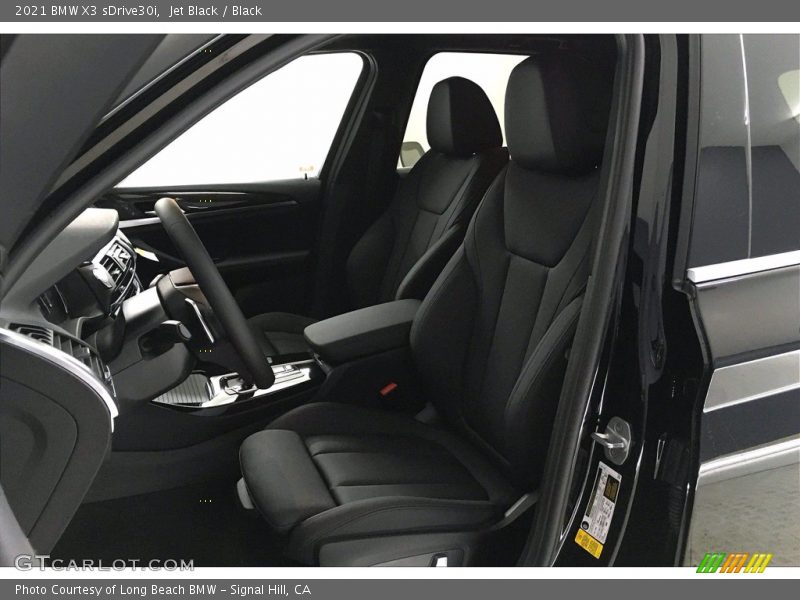 Jet Black / Black 2021 BMW X3 sDrive30i