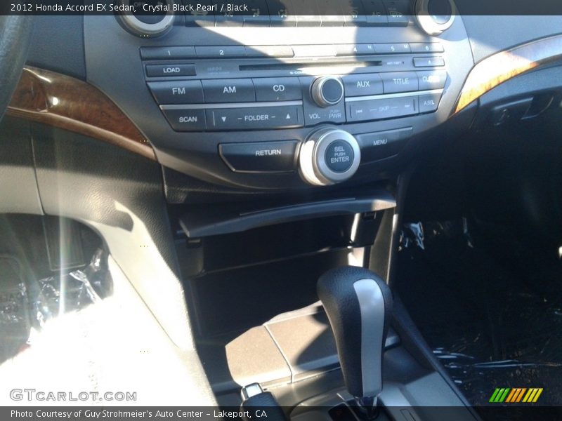 Crystal Black Pearl / Black 2012 Honda Accord EX Sedan