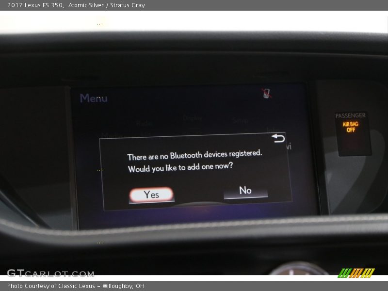 Atomic Silver / Stratus Gray 2017 Lexus ES 350