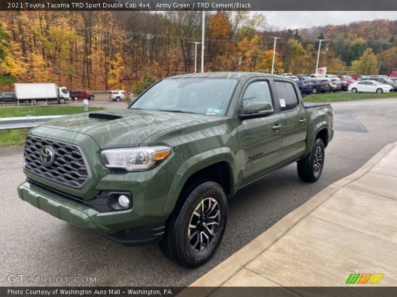 Front 3/4 View of 2021 Tacoma TRD Sport Double Cab 4x4