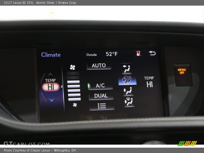 Atomic Silver / Stratus Gray 2017 Lexus ES 350