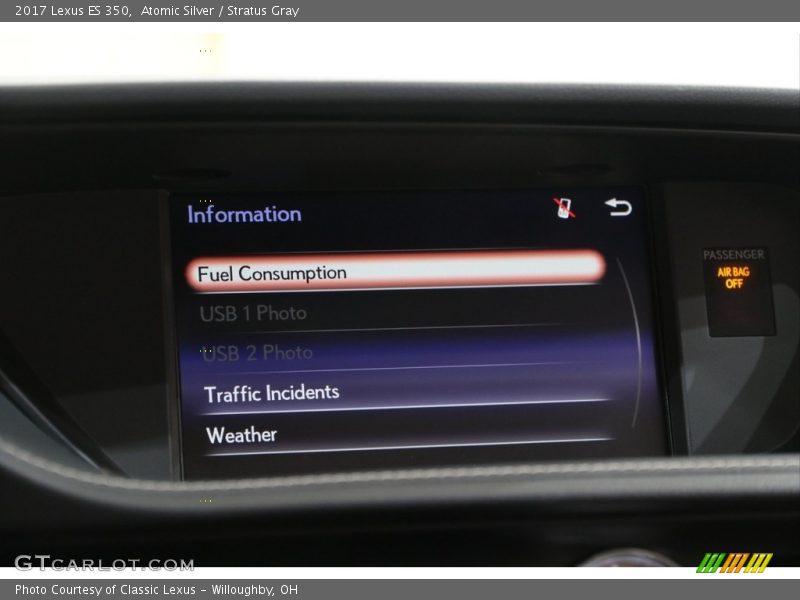 Atomic Silver / Stratus Gray 2017 Lexus ES 350