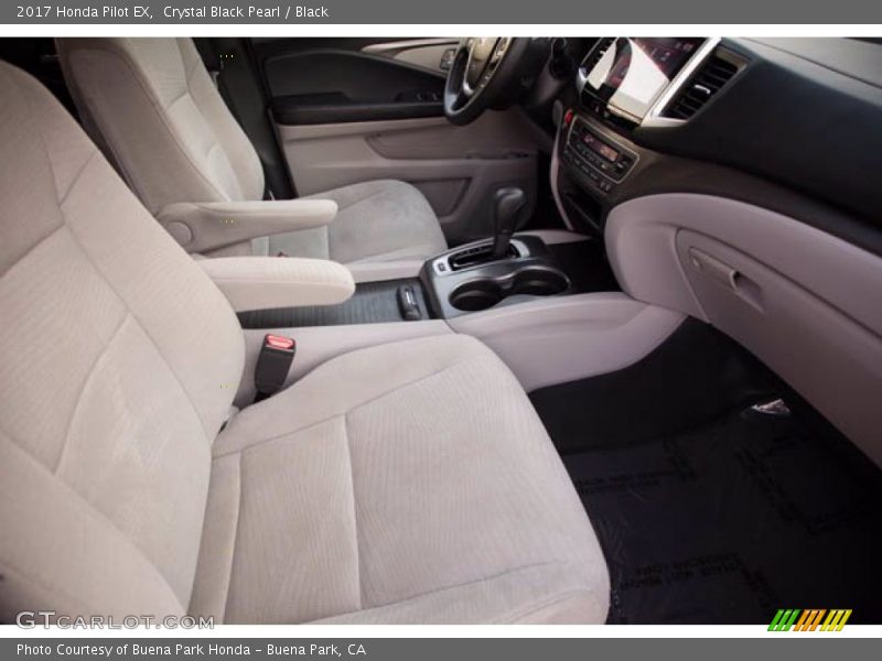 Crystal Black Pearl / Black 2017 Honda Pilot EX
