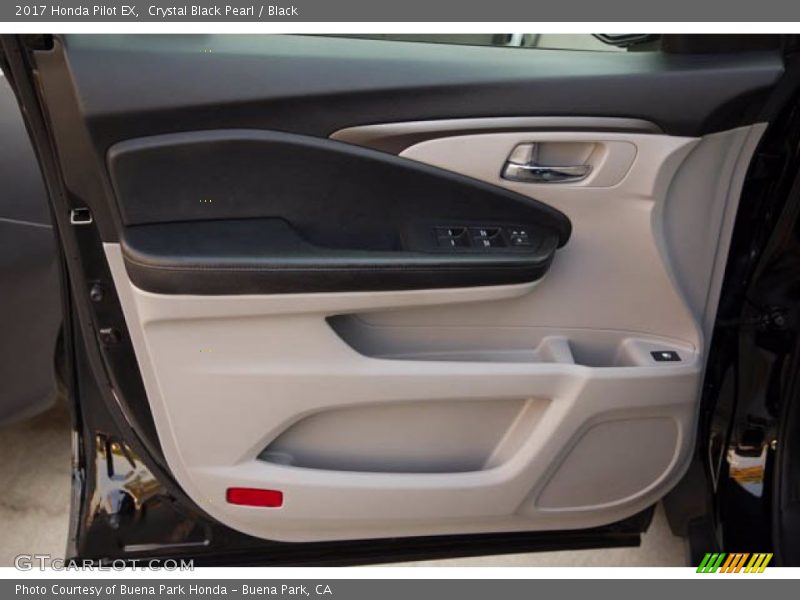 Crystal Black Pearl / Black 2017 Honda Pilot EX
