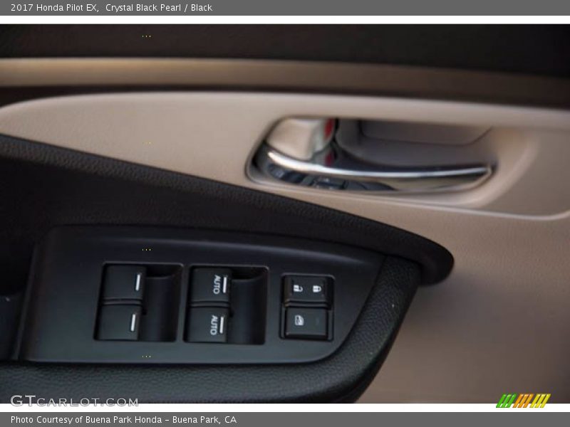 Crystal Black Pearl / Black 2017 Honda Pilot EX