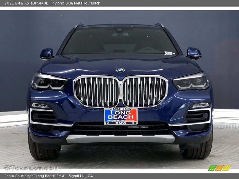 Phytonic Blue Metallic / Black 2021 BMW X5 sDrive40i