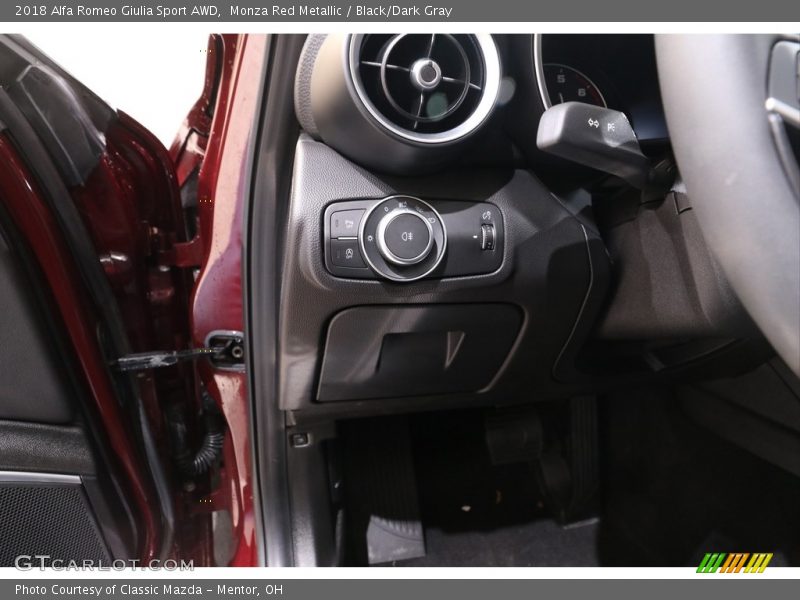 Monza Red Metallic / Black/Dark Gray 2018 Alfa Romeo Giulia Sport AWD