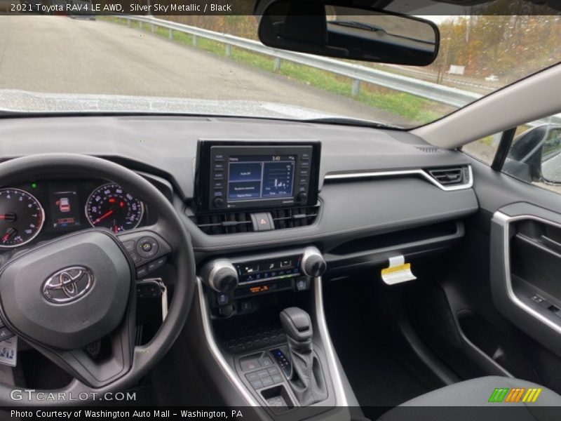 Silver Sky Metallic / Black 2021 Toyota RAV4 LE AWD