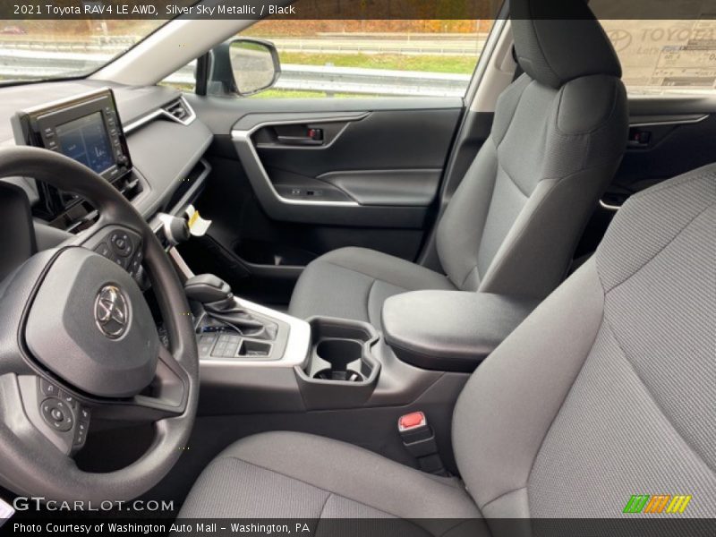 Silver Sky Metallic / Black 2021 Toyota RAV4 LE AWD