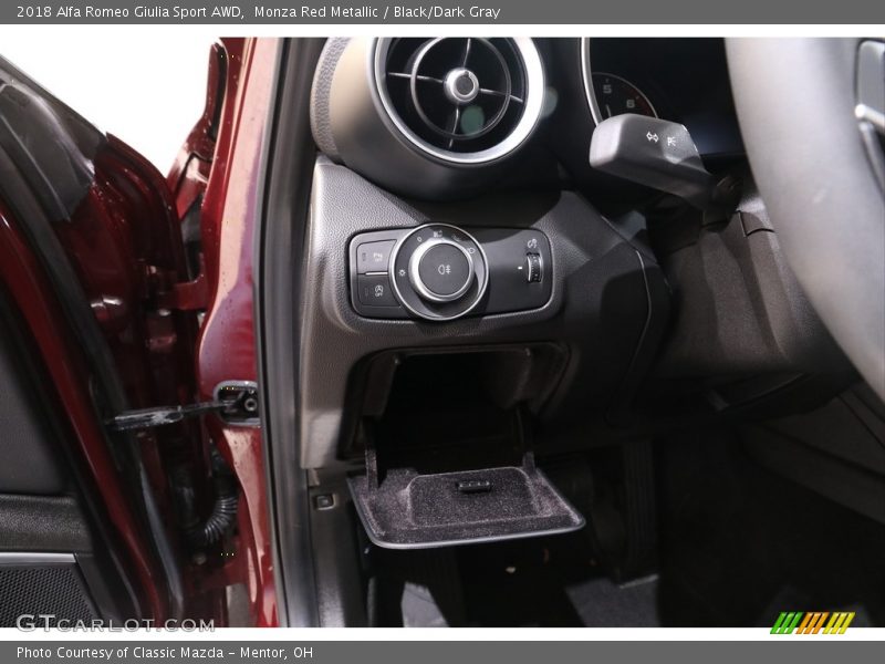 Monza Red Metallic / Black/Dark Gray 2018 Alfa Romeo Giulia Sport AWD