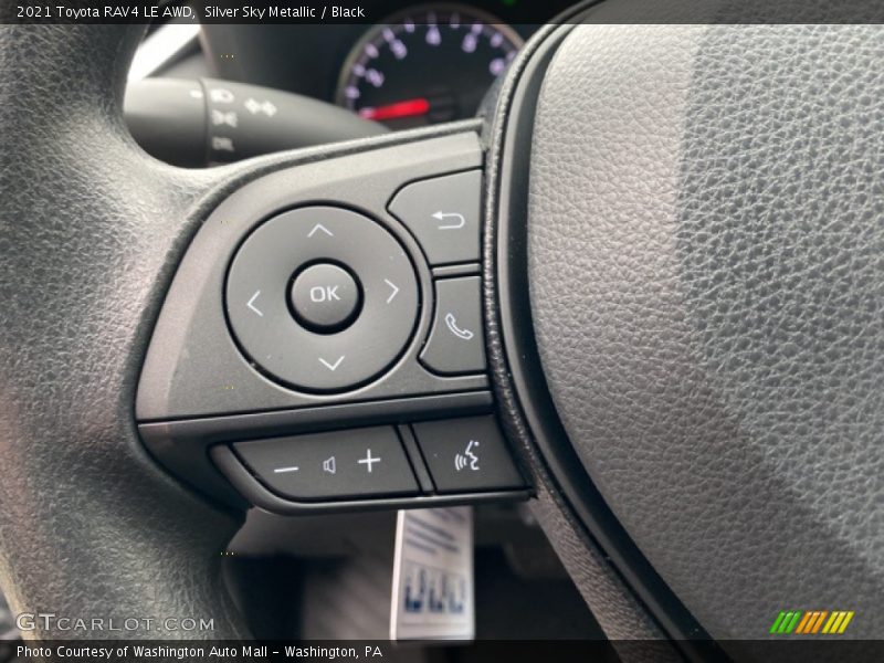 Silver Sky Metallic / Black 2021 Toyota RAV4 LE AWD