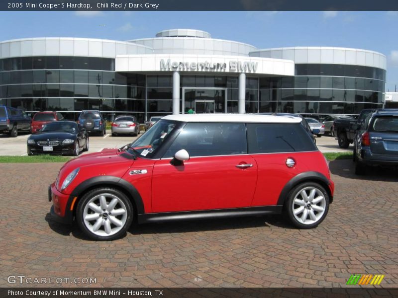 Chili Red / Dark Grey 2005 Mini Cooper S Hardtop