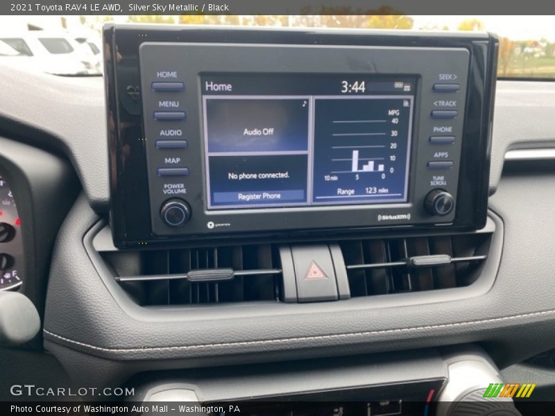 Silver Sky Metallic / Black 2021 Toyota RAV4 LE AWD
