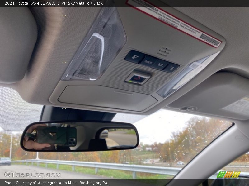 Silver Sky Metallic / Black 2021 Toyota RAV4 LE AWD